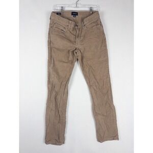 J Crew Corduroy Jeans Mens 31x28 Light Brown 770 Straight 5 Pockets High Rise